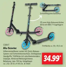 Lidl CRIVIT Alu-Scooter Angebot