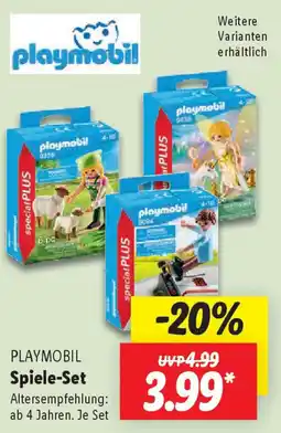 Lidl PLAYMOBIL Spiele-Set Angebot