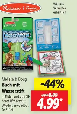 Lidl Melissa & Doug Buch mit Wasserstift Angebot