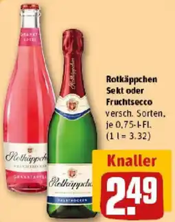 REWE Rotkäppchen Sekt oder Fruchtsecco Angebot