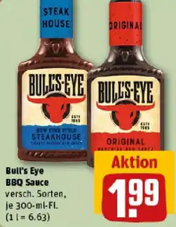 REWE Bull's Eye BBQ Sauce Angebot