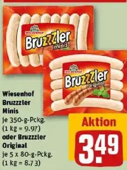 REWE Wiesenhof Bruzzzler Minis oder Bruzzzler Original Angebot