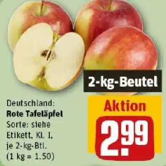 REWE Rote Tafeläpfel Angebot