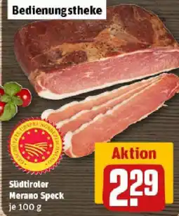 REWE Südtiroler Merano Speck Angebot