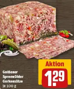 REWE Golẞener Spreewälder Gurkensülze Angebot