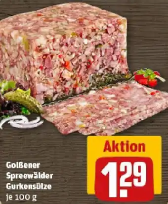 REWE Golẞener Spreewälder Gurkensülze Angebot