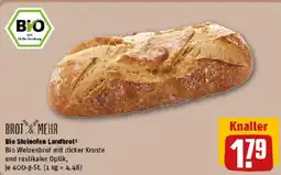 REWE BROT & MEHR Bio Steinofen Landbrot Angebot