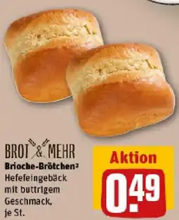 REWE BROT & MEHR Brioche-Brötchen Angebot