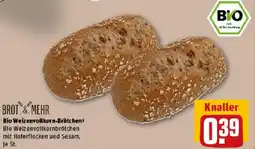 REWE BROT & MEHR Bio Weizenvollkorn-Brötchen Angebot