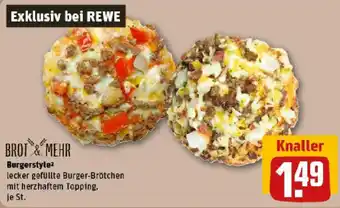 REWE BROT & MEHR Burgerstyle Angebot