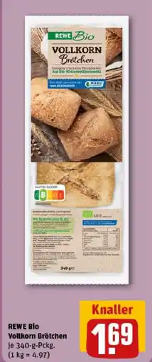 REWE REWE Bio Vollkorn Brötchen Angebot