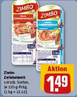 REWE ZIMBO Zwiebelmett Angebot
