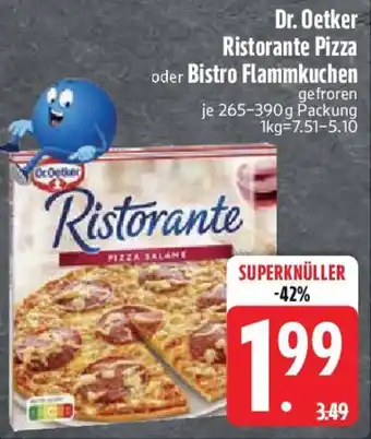 Edeka Dr. Oetker Ristorante Pizza oder Bistro Flammkuchen Angebot