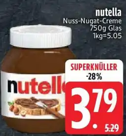 Edeka nutella Nuss-Nugat-Creme Angebot