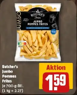 REWE Butcher's Jumbo Pommes Frites Angebot