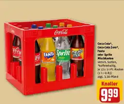 REWE Coca-Cola Zero, Fanta oder Sprite Mischkasten Angebot