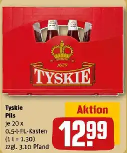REWE Tyskie Pils Angebot