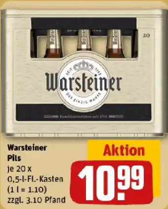 REWE Warsteiner Pils Angebot