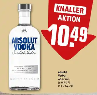 REWE Absolut Vodka Angebot