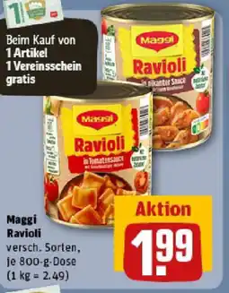 REWE Maggi Ravioli Angebot