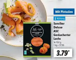 Lidl Sansibar Deluxe ASC Geräucherter Lachs Angebot