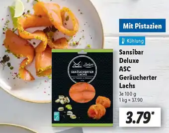Lidl Sansibar Deluxe ASC Geräucherter Lachs Angebot