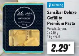 Lidl Sansibar Deluxe Gefüllte Premium Pasta Angebot