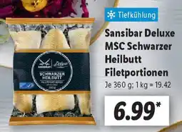 Lidl Sansibar Deluxe MSC Schwarzer Heilbutt Filetportionen Angebot