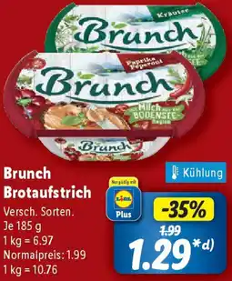 Lidl Brunch Brotaufstrich Angebot