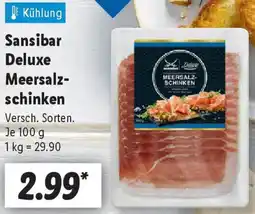 Lidl Sansibar Deluxe Meersalzschinken Angebot