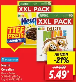Lidl Nestlé Cerealien Angebot