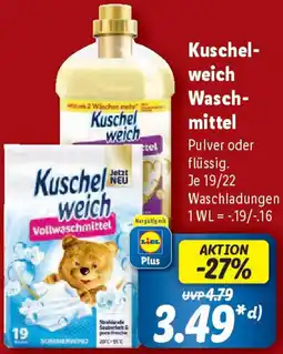 Lidl Kuschelweich Waschmittel Angebot