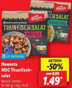 Lidl Hawesta MSC Thunfischsalat Angebot