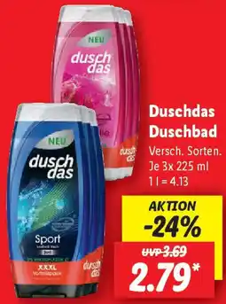 Lidl Duschdas Duschbad Angebot