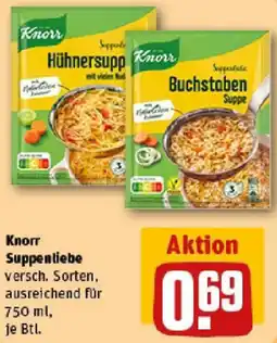 REWE Knorr Suppenliebe Angebot