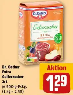 REWE Dr. Oetker Extra Gelierzucker 2:1 Angebot