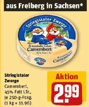 REWE Striegistaler Zwerge Camembert Angebot