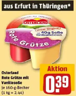 REWE Osterland Rote Grütze mit Vanillesoße Angebot