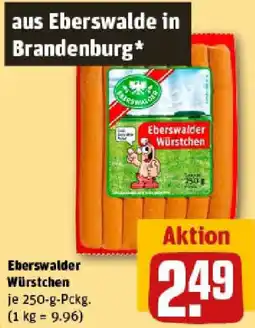 REWE Eberswalder Würstchen Angebot