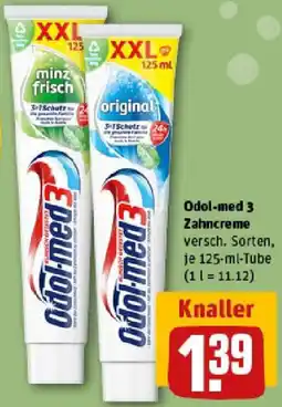 REWE Odol-med 3 Zahncreme Angebot