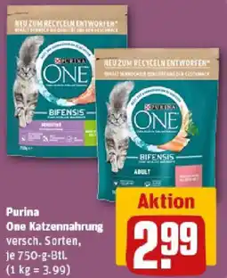 REWE Purina One Katzennahrung Angebot