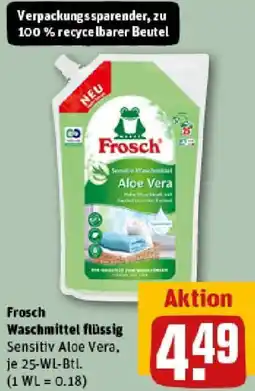 REWE Frosch Waschmittel flüssig Angebot