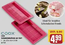 REWE COOX Schokoladenform 2er-Set Angebot