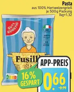 Edeka Gut & Günstig Pasta Angebot