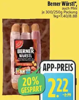 Edeka Gut & Günstig Berner Würstl Angebot