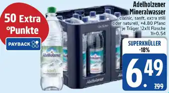 Edeka Adelholzener Mineralwasser Angebot
