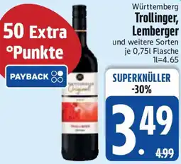 Edeka Württemberg Trollinger, Lemberger Angebot
