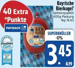 Edeka Bayrische Bierkugel Angebot