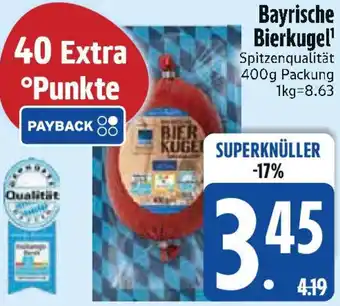 Edeka Bayrische Bierkugel Angebot