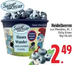 Edeka SanLucar Heidelbeeren Angebot